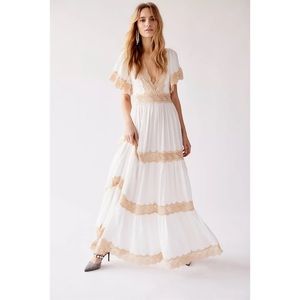 Spell & the Gypsy Spell Ocean Maxi Dress Ivory